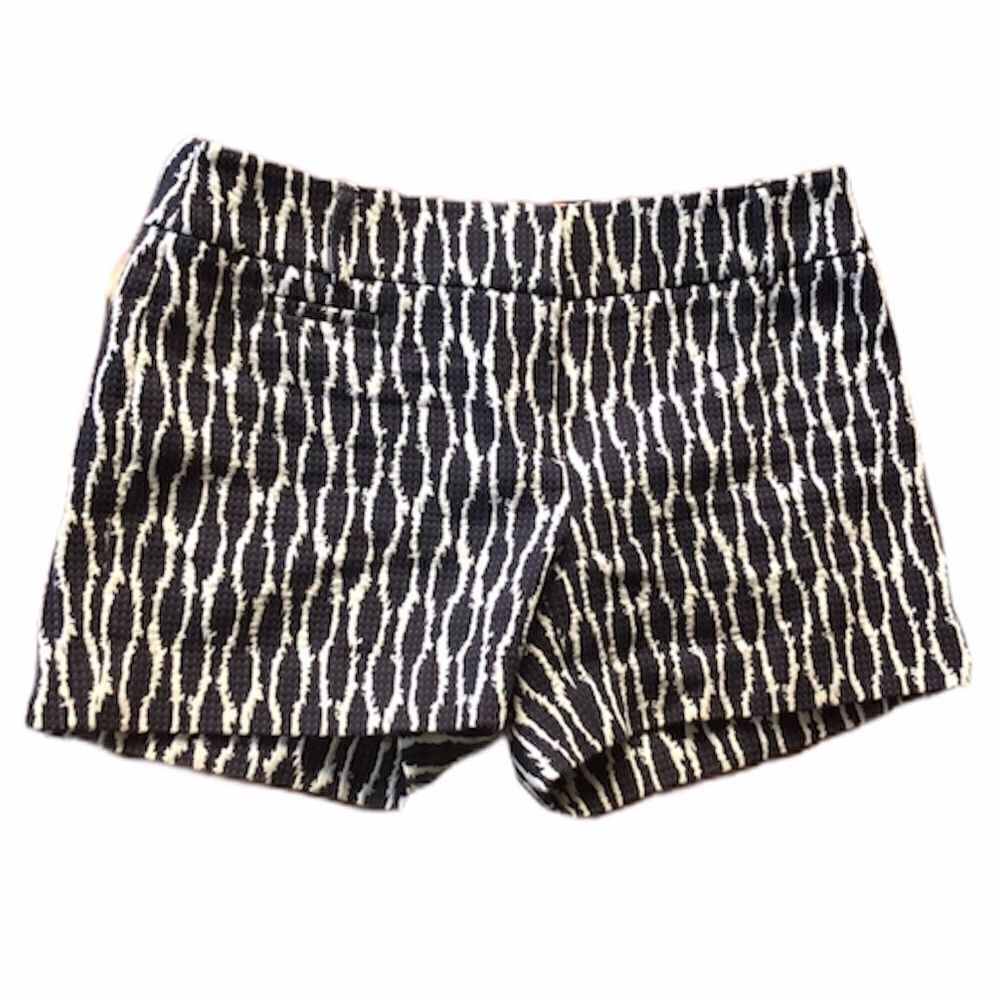 LOFT Navy Blue & White Shorts Size 2